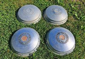 403031 Packard Set Of 4 Original 1941-1950 Senior Series Hubcaps Hub Caps 12 5/8 Inch Blc