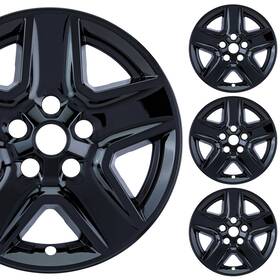 Pacrim 841417175420 17 Inch Gloss Black Wheel Skins For Jeep Gladiator 2020-23 Abs Set Of 4