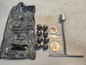 Pgd168bag Phoenix Usa Wheel Liner Installation And Removal Tool With 8 Lug Nuts