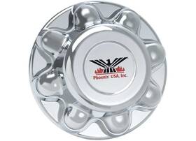 Phoenix Usa 831872001365 Qt865chn Hub Cover 8 On 6-1/2 Inch For 8k Axle Chrome Abs