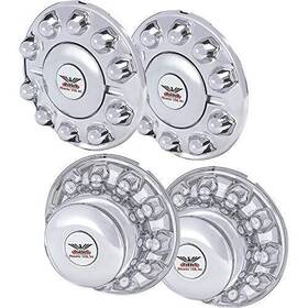 Qh1002dk12 Phoenix Usa Hub And Lug Nut Cover Kit Abs Chrome Fits 2012 2015 For