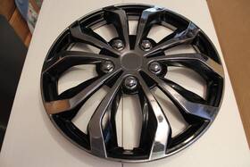 Jh-138-16sb Pilot Automotive Jh-138-16cb Universal Hubcap Wheel Cover 16 Inch Chrome Black