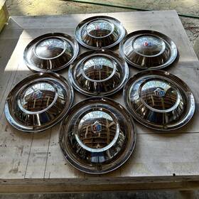 1538828 Plymouth 7-1954 Belvedere Savoy Plaza 15 Inch Wheel Covers Hubcaps 54 Mopar