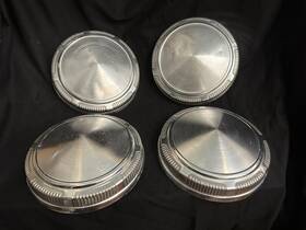 3461450 Plymouth Lot Of 4 1969-74 Dodge A/b/e-body 9 Inch Dog Dish Hub Poverty Caps