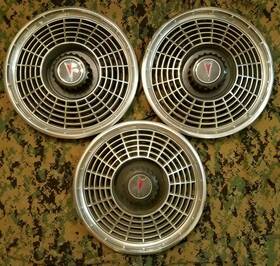 100118938 Pmd 1982 1983 Pontiac Firebird 14 Inch Wheel Hubcaps Gm Oem Set Of 3