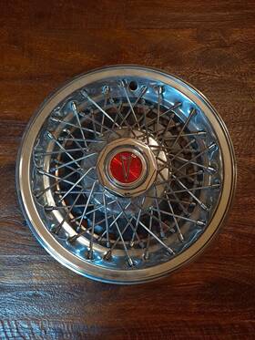 10013596 Pontiac 1 14 Inch Wire Spoke Wheel Cover Hubcap