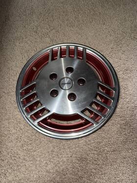 10039392 Pontiac 1986-88 Grand Am/6000 14 Inch Hubcap Medium Red #71 Oem - Part #10039392