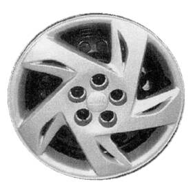 570-05127 Pontiac 196743139555 Oe 15 Inch Flat Silver Wheel Cover Fits1999-2002 Sunfire