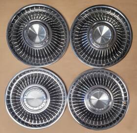 Pontiac 531916 4 New Nos 1959 Motor Division 14 Inch Hubcaps Bonneville Catalina