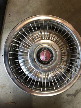 551842 Pontiac 1968 1969 Pmd Wire Spoke Hubcap Vintage Original