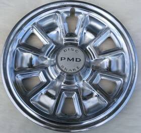 99788496 Pontiac 1967 Pontiacs With Disc Brakes Single Hubcap 15 Inch Wheel Cover 9788496