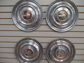 Pc51wc Pontiac 1951 Chieftan Wheel Cover Hubcaps Hub Cap Oem Set 51