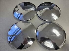90136130103 Porsche Set Of 4 Used Original 356c 356sc Disc Brake Hubcaps No Holes 4/64 Nla