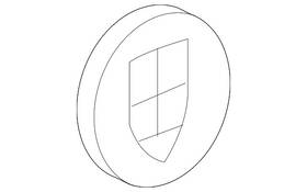 997-361-207-03 Porsche Genuine Center Cap