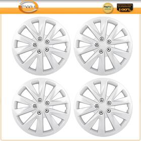 Pws177403002 Preminumwheel Spacer 4 Set Rim 15 Inch Full Wheel Hub Caps Silver Cover Trim Kit Snap On