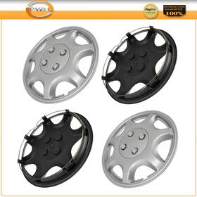 Preminumwheel Spacer Pws178703002 Set Of 4 For Rim 14 Inch Wheel Hub Caps Universal Cover Trim Kit Snap-on