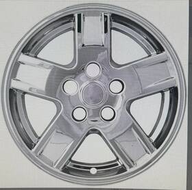 7905p-c Prt One 17ftft Chrome Wheel Skin For 2005-2007 Jeep Grand Cherokee Pacific Rim