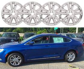 Imp388x Prt 4 Fits Chrysler 200 2015 16 2017 Chrome 17 Inch Wheel Skins Full Rim Covers Hub Caps