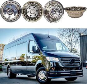 Px-k16a Puermto 4pcs 16 Inch Hubcaps 6 Lug 18 Hand Hole Wheel Simulator Cover For Mercedes Sprinter