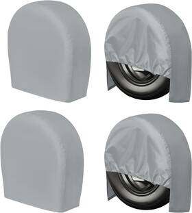 Pfu43-001 Purefit Rv Tire Covers Set Xs - Fits Diameters 19 Inch -22 Gray