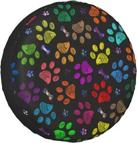 Putdidi 636504341822 14 Inch Spare Tire Cover Wheel Covers For Rv Camper Travel Boats Trailers Waterproof