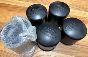 Cpr4250-sb Raceline Cpr4250sb Black Push Thru Cap 4.250 Hub Fits 5x5.5 6x5.5 - 5qty