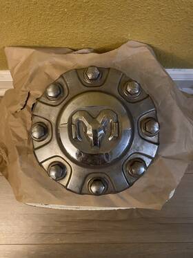 Ram 62497b 2019-2024 Dodge Hubcap 8 Lug Chrome Center Cap Mopar Oem