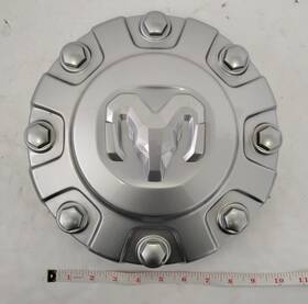 6qc38 Ram Oem Dually Front Wheel Silver Hub Cap 1 Piece 2019-2024 3500