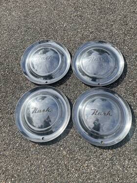 3141481 Rambler Factory 1949 To 1953 Nash 15 Inch Hubcaps Wheel Covers Set