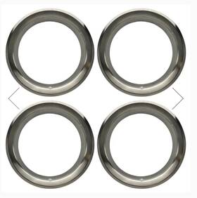 Cst01068 Ramc 15 Inch Trim Rings With Stepped Edge For Pontiac Rally Ii Wheels