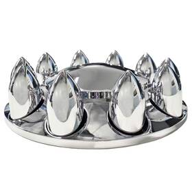 10160ux Raneys Chrome Front Axle Wheel Cover Kit With Bullet Lug Nut Covers The Revolver