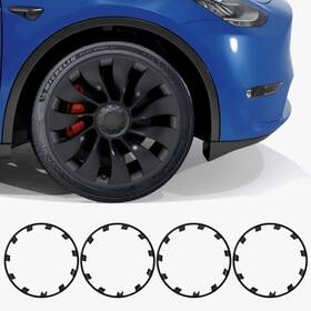Rayluxe 21-4p 4pcs 21 Inch Rim Protector For 2020-2024 Tesla Model Y Berturbine Wheel Cover