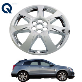 Qs454224qr Replacement 20inch Clad Wheel Covers Chrome For 2010 2011-2013 Cadillac Srx 4pcs