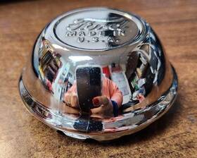 A-1130-ar Reproduction 1928 Model A Ar Nickel Plated Hubcap