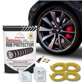 X0047zy0w9 Rimblades Yellow Rim Protectors For Alloy Wheels Fits Up To 24 Inch Round Edge Rims