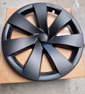 00860004371311 Rimetrix Set Of Four 19 Inch Laminar Black Wheel Covers For Model Y