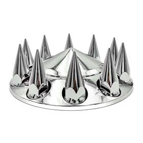 Roadmaster Roa-0214pp Chrome Front Hub Cover With Pointed Removable Hubcap - Free Shipping