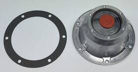 3434195 Roadmasters Hub Cap Oil Bath 6 Hole Bolt On Steer Axle Aluminium With Plug