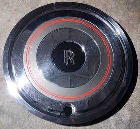 Ur27657 Rolls-royce 1 Rare Oem 1986-89 Rr Corniche Silver Spur 15 Inch Hubcap Wheel Cover