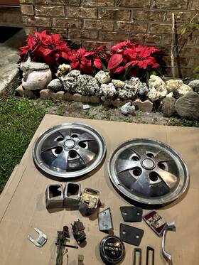 572734 Rover 2 3500s Us Rostyle Stainless Steel 14 Inch Hubcaps Other Small Parts
