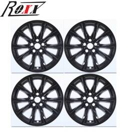 Aw0027 Roxx 4pcs 18 Inch Wheel Skins Snap On Rim Covers Hub Caps For 2023-2025 Honda Crv Ex/ex-l