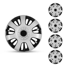 Chb-5065-dp-16 Roxx 4 Pack 16 Inch Universal Wheel Rim Cover Hubcaps Snap On Car Truck Fit R16 Tire