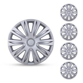 Chb-5083-b-16 Roxx 16 Inch Set Of 4 Wheel Covers Snap On Hubcaps Full Hub Caps Fit R16 Tire And Steel Rim