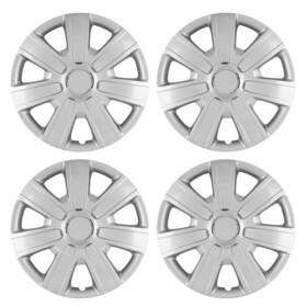 Wj-5076-b-15 Roxx Set Of 4 15 Inch Wheel Cover Rim Snap On Full Hub Caps Fit R15 Tire And Steel