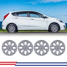 Wj-5126g-b-14-pp Roxx 14 Inch Hubcap Lacquer Wheel Covers For 2012-2017 Hyundai Accent Hatchback/sedan