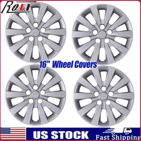 Wj-5132-b-16 Roxx New Set 2013-2019 Hubcaps Fit Nissan Sentra / 11-17 Leaf 16 Inch Wheel Cover Snap On