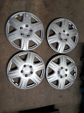 Cf80-1186-16 Rtx 16ftft Silver Abs Wheel Cover Set For Toyota