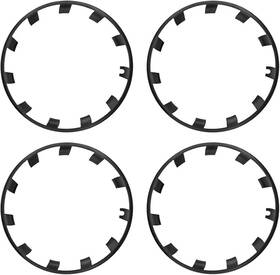 Rt-tsy21mb Rugged Tuff 4x 21 Inch Rim Guard Protectors Abs Black Wheel Covers Trim Rings For Tesla Model Y