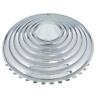 Sbc01-15 United Pacific Chrome Starburst Hubcaps Set 072017501405