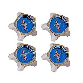 C7zz-1130-ak Scott Drake Styled Steel Hubcaps Set Blue Original Design For 1967 Ford Mustang C7zz-1130-ak Scott Drake Styled Steel Hubcaps Set Blue Original Design For 1967 Ford Mustang